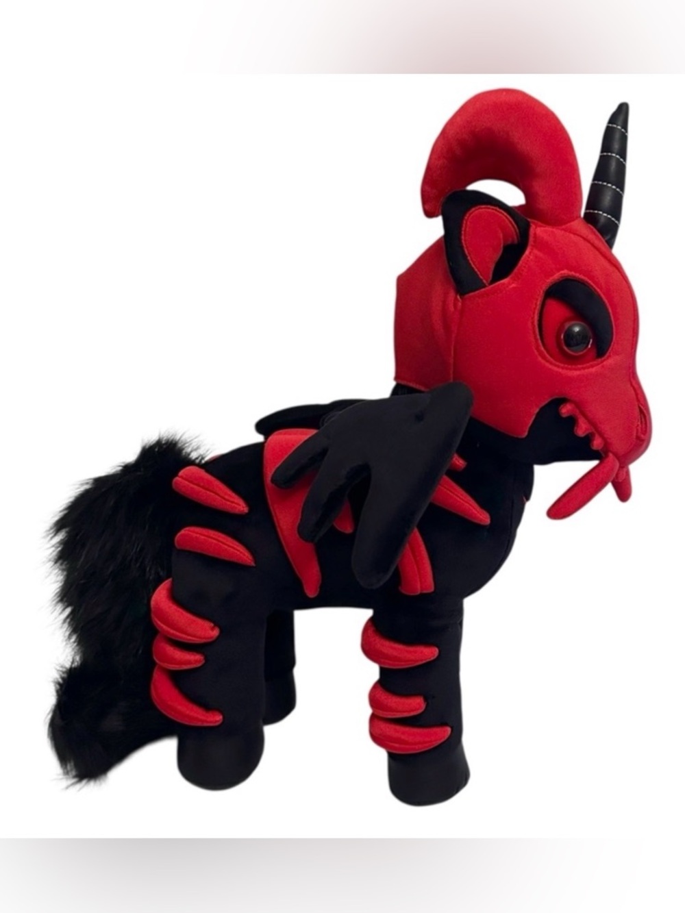 Killstar KREEPTURES 15.3” Myth Demonimare: Gore Unicorn Gothic Toy Plush Red